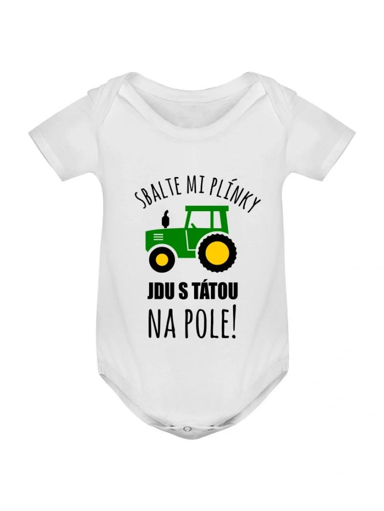 Dětské body - Sbalte mi plínky, jdeme na pole