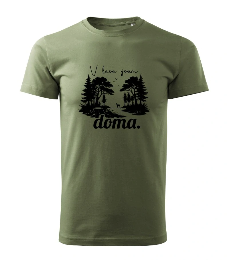 Tričko - V lese jsem doma