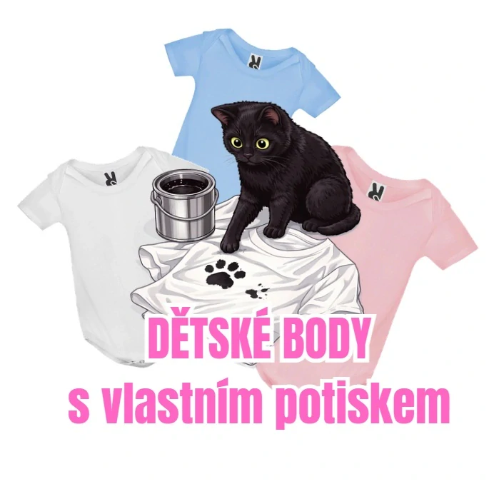 Dětské bodýčko s vlastním motivem