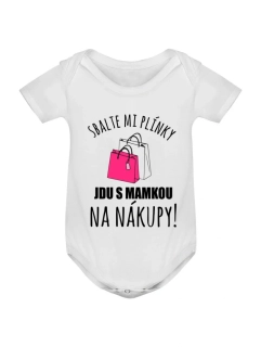 Dětské body - Sbalte mi plínky, jdeme na nákupy
